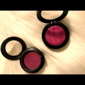 LIKE NEW MAC & Sephora plum pink shadow bundle
